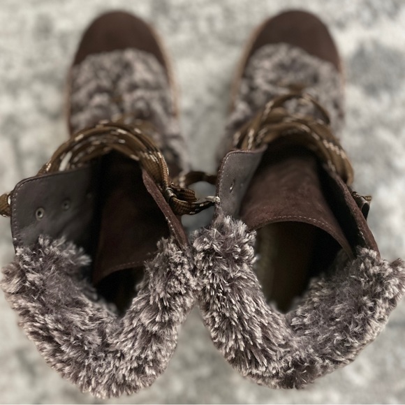 Fur/suede Booties - Picture 8 of 12